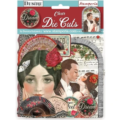 Afbeelding van Stamperia Desire Clear Die Cuts (DFLDCP28)