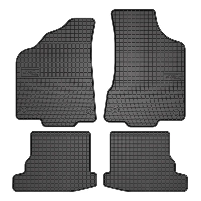 Afbeelding van FROGUM 0402 Vloermatset Rubber voor en achter 4 Zwart Op maat gemaakt VOLKSWAGEN: Polo III Hatchback