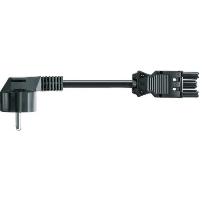 Afbeelding van Wieland Netsnoer GST18I3 Stekker Zwart Female 3 Meter