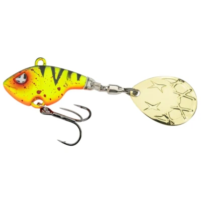 Afbeelding van Monkey Lures Turbo Lui Jigspinner (18g) Inferno Tiger Spinner