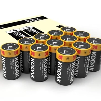 Afbeelding van Kodak XTRALIFE alkaline D batterij 12 pack