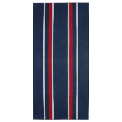 Afbeelding van ZOLLNER Strandlaken katoen 100x200 cm blauw wit rood