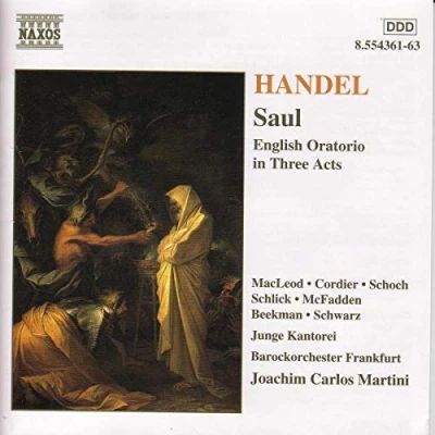 Afbeelding van Barockorchester Frankfurt, Joachim Carlos Martini Saul, English Oratorio In Three Acts (3 CD)