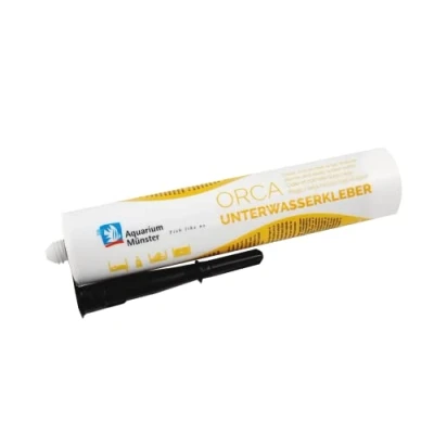 Afbeelding van Aquarium Münster Orca lijm, 450 g, zwart voor aquaria