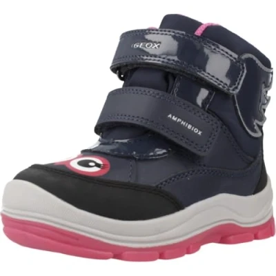 Afbeelding van Geox Flanfil GIRL ABX Snowboots voor kinderen, Maat: 26, Navy/fuchsia Imitatieleer/ textiel