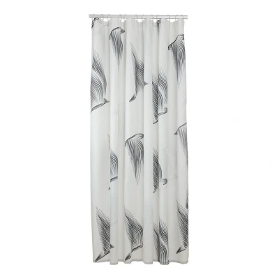 Afbeelding van Sealskin Birds Douchegordijn 180x200 cm Polyester Zwart / Wit