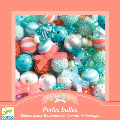 Afbeelding van Djeco kralenset bubbels zilver