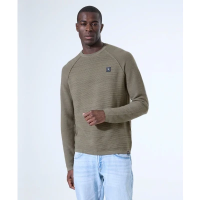 Afbeelding van Garcia Trui LM 46650001 Taupe M