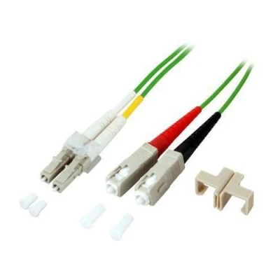 Image de MicroConnect FIB561005 câble de Fibre Optique 5 m OM5 LC/UPC SC/UPC Vert Câbles (5 m, OM5, LC/UPC, SC/UPC, Male Connector/Male Connector, Vert)