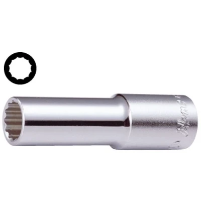 Afbeelding van Twaalfkantige moer 1/2 HANS 29 mm 12 kant lang