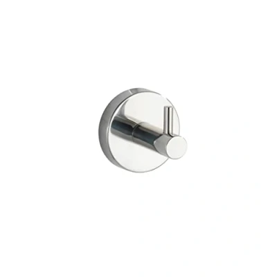 Afbeelding van Wenko Wandhaak Uno Bosio 5,5 Cm Rvs Zilver