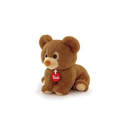 Afbeelding van Trudi Puppy knuffel Teddybeer 19 cm Hoge kwaliteit pluche Knuffelbeer voor jongens en meisjes Bruin 16x17x19 maat S