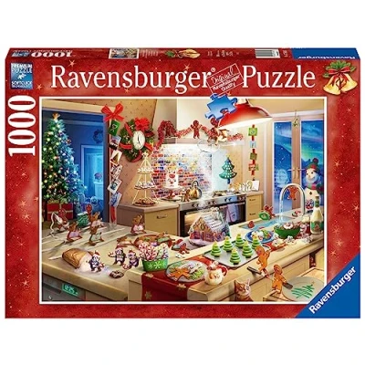Afbeelding van Ravensburger puzzel 1000 stukjes De peperkoekmannen Volwassenen en kinderen vanaf 14 jaar Hoogwaardige 17563