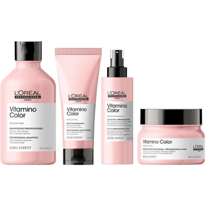 Afbeelding van Gekleurd haar pakket L&#039;Oréal Serie Expert Vitamino Color bundel/set/pakket Haibu by Kapperskorting.com