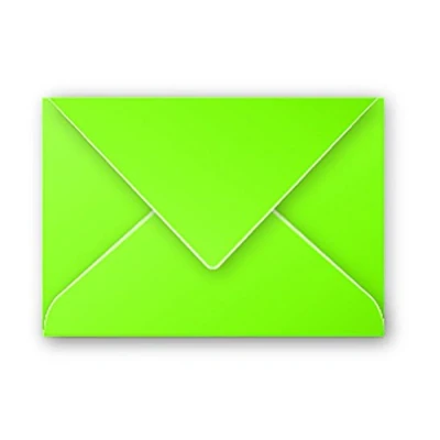 Image de Paquet de 20 enveloppes Pollen 75x100mm Vert Menthe 120g