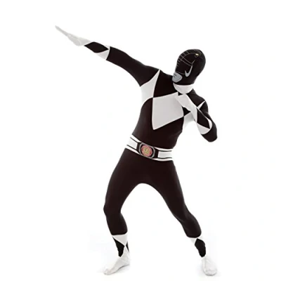 Afbeelding van Morphsuits Originele Power Rangers voor lengte van 180 186 cm zwart maat XL