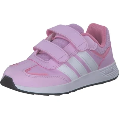 Afbeelding van adidas Performance Tensaur Switch Unisex Hardloopschoenen voor op de weg kinderen, Maat: 30, Bliss lilac/footwear white/bliss pink