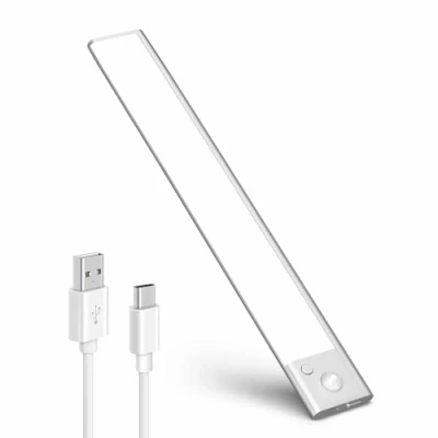 Afbeelding van tedison Kastlamp, 40 cm, 3000 mAh, dimbaar K/4000 K/6500 K met bewegingsmelder, led kastlicht, USB oplaadbaar, draadloze ledlamp magneet