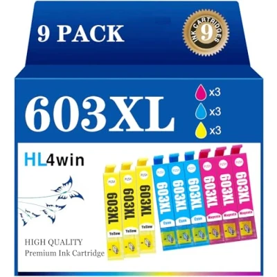 Afbeelding van 603XL inktpatronen compatibel met Epson 603 XL kleur voor WF 2840 XP 2100 3155 3100 2150 4100 4150 2810DWF 2820 2850DWF 2870