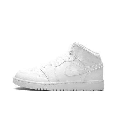 Afbeelding van Air Jordan 1 Mid Triple White (GS) 36.5