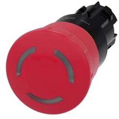 Afbeelding van Siemens 3SU1001 1HB20 0AA0 Noodstop paddenstoelknop IP66, IP67, IP69/IP69K 1 stuk(s)