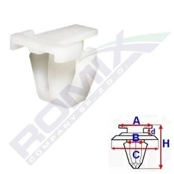 Afbeelding van ROMIX C60567 Clip HONDA: CIVIC 8 Hatchback