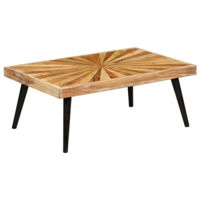 Afbeelding van Salontafel 90x55x36 cm massief mangohout