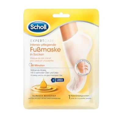 Afbeelding van Scholl EXPERTCARE intensief verzorgend masker voor de voeten met 3 kostbare oliën hydraterende verzorging 1 paar wegwerpsokken