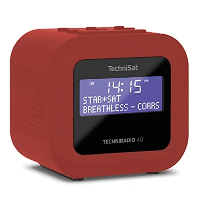 Afbeelding van Technisat TECHNIRADIO 40 compacte DAB+/FM wekkerradio rood