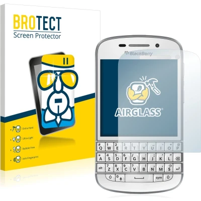Afbeelding van BROTECT Screenprotector voor BlackBerry Q10 Folie Beschermfolie Beschermglas transparant