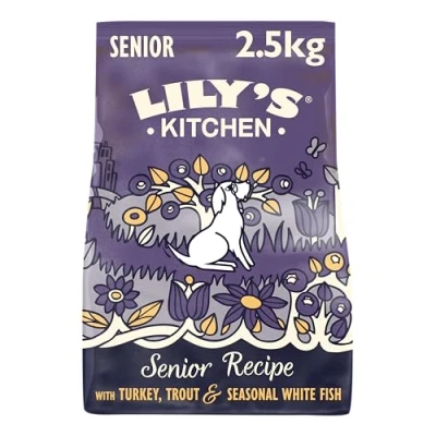 Afbeelding van Lily&#039;s Kitchen Senior Turkey / Trout Hondenvoer