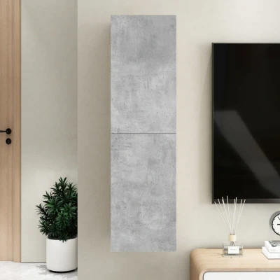Afbeelding van Tv meubel 30,5x30x110 cm spaanplaat betongrijs