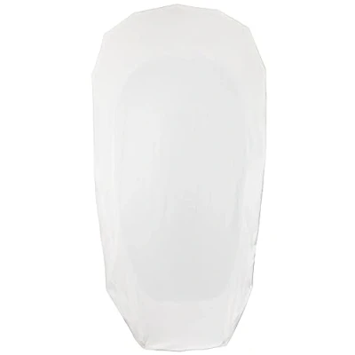 Image de Babybjorn Drap housse pour Berceau Evolutif, Blanc, Coton bio bleu