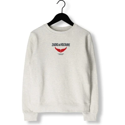 Afbeelding van Zadig &amp; Voltaire Sweater voor kinderen, Maat: 128, Gris clair chine
