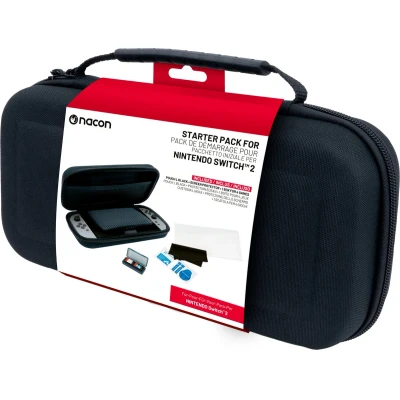 Afbeelding van Stevige Beschermhoes Maat L voor Nintendo Switch 2 Starterpack Zwart