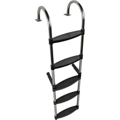 Afbeelding van Lalizas RVS ladder 5 treden hoogte 136 cm