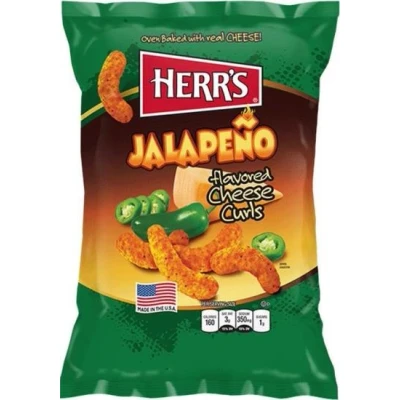 Afbeelding van Herr&#039;s Jalapeno Curls 113 Gram