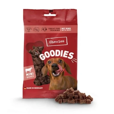 Afbeelding van 12x Chewies Goodies Hondensnacks Mini Rund 125 gr