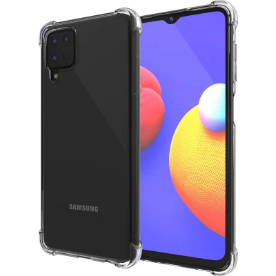 Afbeelding van iMoshion Hoesje Geschikt voor Samsung Galaxy A12 Siliconen Softcase Backcover smartphone Transparant