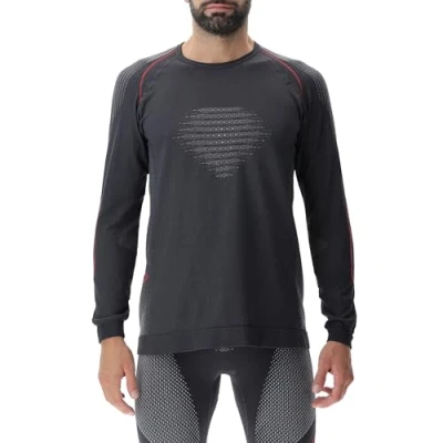 Afbeelding van Uyn Evolutyon Comfort Shirt Lange Mouwen Voor Mannen ZWART Maat S/M