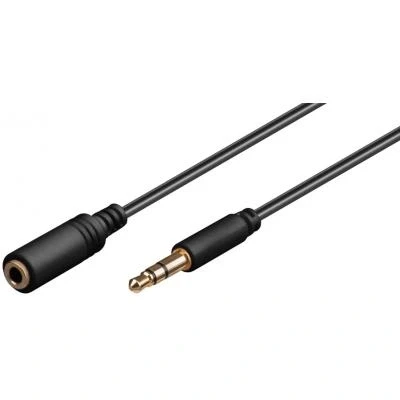 Image de Rallonge jack 3.5 mm Noir 3m