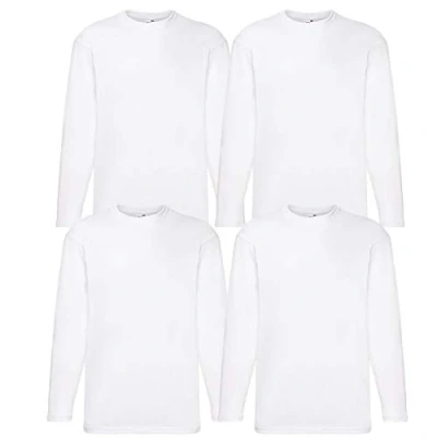 Afbeelding van Fruit of the Loom 62 202 0 sweatshirt heren, wit + notitieblok 1 Hl agaat