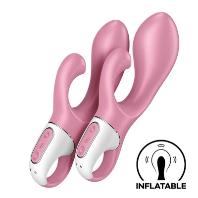 Afbeelding van Satisfyer Air Pump Bunny 2 Light Red