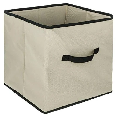 Afbeelding van 5Five Opbergmand/kastmand 29 liter beige 31 x cm Vakkenkast manden