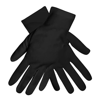 Afbeelding van Boland Handschoenen pols Basic Zwart Volwassenen Unisex Piet Glitter and Glamour Sinterklaas