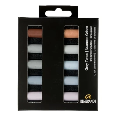 Afbeelding van Rembrandt softpastel half 10 Grijstinten
