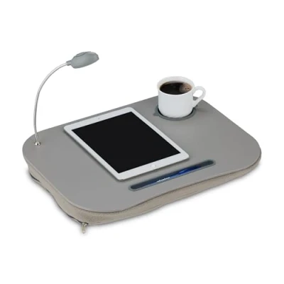 Image de Relaxdays 10012569 support table de genoux gris 44 x 34 5 cm