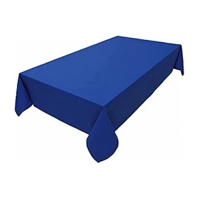 Image de Lemos Home Nappe de table qualité supérieure en 100% coton, collection Concept, couleur et taille au choix (nappe 40 x cm, bleu roi)