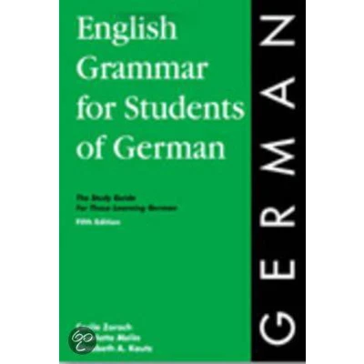 Afbeelding van English Grammar for Students of German