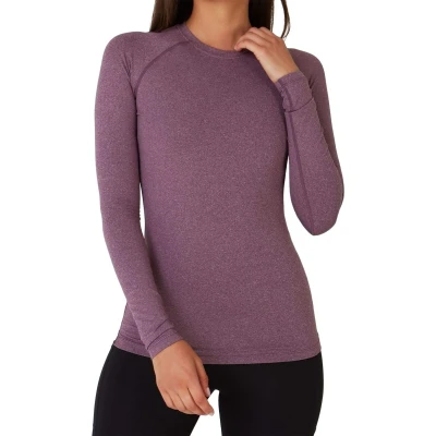 Afbeelding van SuperThermal Compressietop met Lange Mouwen voor Dames Purper